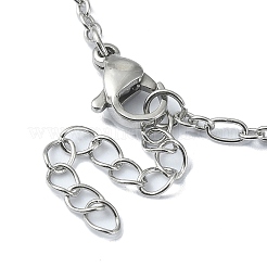 Браслеты-цепочки Figaro из хирургической нержавеющей стали 316 BJEW-D023-03P