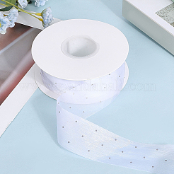 Лента из искусственного шелка со стразами&nbsp;OCOR-WH20050-012A-01