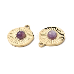 Подвески из натурального аметиста  STAS-C064-VC902