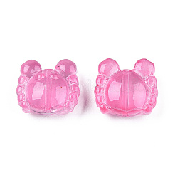 Perlas de vidrio pintado en aerosol transparente&nbsp;LS-GLAA-N035-026-C04