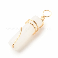 Natürliche weiße Jade Anhänger&nbsp;PALLOY-JF01453-07