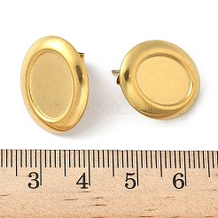 Серьги-гвоздики из нержавеющей стали 304&nbsp;STAS-A057-01G