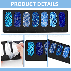 4 шт. акриловые доски для дизайна бусин FIND-BC0013-08A