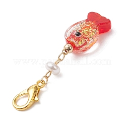 3 шт. подвеска в виде рыбки ручной работы из лэмпворка&nbsp;HJEW-JM04481