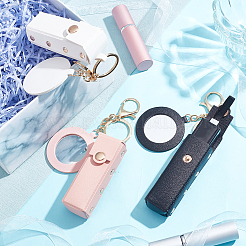 3 шт. 3-х цветные сумки для хранения помады из искусственной кожи HJEW-WR0001-08B