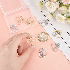 8 шт. подвески из нержавеющей стали 304 двух цветов&nbsp;STAS-UN0030-36