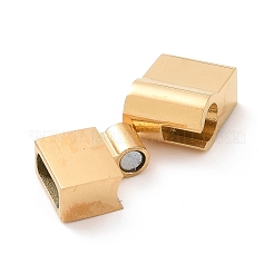 Ионное покрытие (ip) 316 хирургическая нержавеющая сталь магнитные застежки с вклеиваемыми концами STAS-M297-03B-G