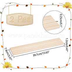Подставки для карточек с деревянными серьгами и 3 слотом ODIS-WH0070-01
