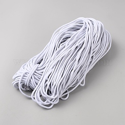 丸い綿糸  トレーナーベルト用  ブラック  3.6mm&nbsp;OCOR-WH0086-22A-02