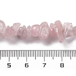 Chapelets de perles en quartz rose naturel&nbsp;LS-G-O049-B-36