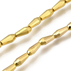 Стеклянные бусины с гальваническим покрытием &nbsp;EGLA-F166-09