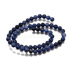 Sodalite perles rondes naturelle brins&nbsp;G-F222-39-10mm