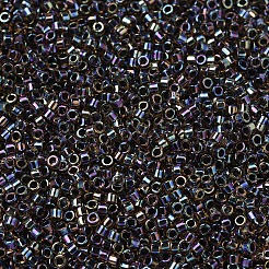 MIYUKIデリカビーズ  シリンダー  日本製シードビーズ  11/0  （db0089)ブルーの裏地付きライトトパーズab  1.3x1.6mm  穴：0.8mm  約20000個/袋  100 G /袋&nbsp;SEED-J020-DB0089