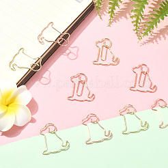 Clips de papel de hierro 40pcs 2 colores&nbsp;AJEW-SP0002-98B