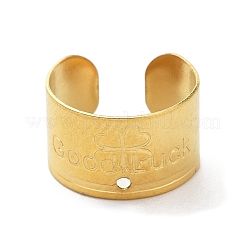 Accesorios para aretes de acero inoxidable 304&nbsp;STAS-Q305-01D-G