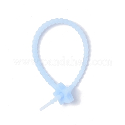 Fascette con zip in silicone luminoso&nbsp;AJEW-P104-01D