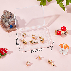 8шт 2 латунные подвески&nbsp;KK-BBC0003-93