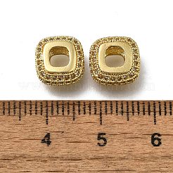 Латунь микропаве прозрачный кубический цирконий европейский бисер&nbsp;LS-ZIRC-I070-063G