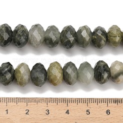 Натуральные зеленые рутиловые кварцевые бусины&nbsp;G-C259-A08-8x12mm