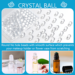 100 шт. сферические бусины из натурального кварца&nbsp;G-NB0005-51C