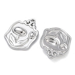Pendentifs en acier inoxydable 304 gaufré&nbsp;STAS-F342-03A-P