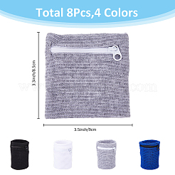 8 шт. 4-х цветные мешочки из поликоттона для напульсников&nbsp;AJEW-FH0004-41