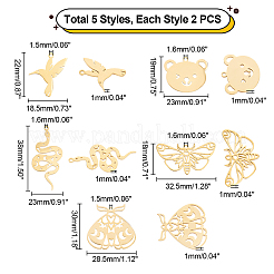 10 шт. 5 подвески из нержавеющей стали 201 STAS-UN0026-79