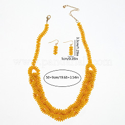 Комплекты из серег и ожерелий из бисера в богемном стиле&nbsp;FS-WGB2256-01