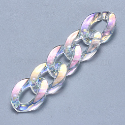 Transparentem Acryl Verknüpfung Ringe&nbsp;OACR-S036-001A-D01