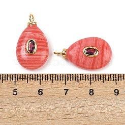 Синтетические подвески из родохрозита&nbsp;KK-B157-42D-05