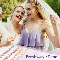 2 нити 2 стилей натуральных культивированных пресноводных жемчужных бусин PEAR-GA0001-03