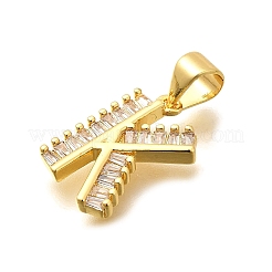 Стойки обшивки латунь микро проложить Циркон подвеску KK-L226-100G-K