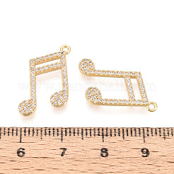 Латунные микропаве прозрачные подвески с фианитом KK-T074-110A-G