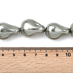 Нити бусин из гальванизированного непрозрачного стекла EGLA-K063-01D