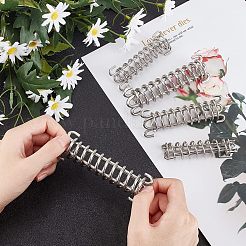 6 шт. пряжка для пружины палатки из нержавеющей стали AJEW-FH0001-47