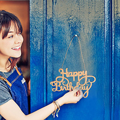 Украшения из дерева WOOD-CN0001-003