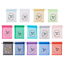 28 x Organza-Kordelzugbeutel in 14 Farben.&nbsp;OP-TA0001-12A