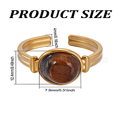 1 шт. манжетные кольца из нержавеющей стали 304&nbsp;RJEW-LP0002-19