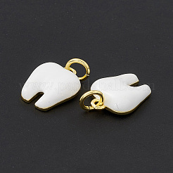 Подвески из латуни с эмалью в стойку&nbsp;KK-B065-08G