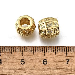 Латунные микропаве из прозрачного кубического циркония ZIRC-I070-146G