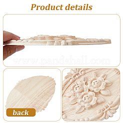 Cabochons en bois sculptés&nbsp;AJEW-WH20054-252