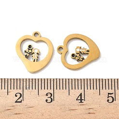 Подвески из нержавеющей стали 304 с эмалью&nbsp;STAS-I351-09G