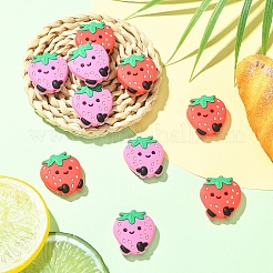 10шт 2 цвета силиконовые фокусные бусины&nbsp;SIL-YW0001-93