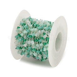 Треугольные цепочки из бисера из натуральных смешанных драгоценных камней CHC-M025-52P