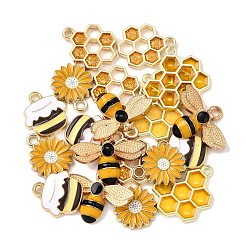 20шт 5 стиля подвески из сплава с эмалью&nbsp;ENAM-FP0002-57