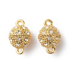 Сплав Rhinestone магнитные застежки X-RB-H116-2-M