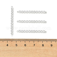 Verbindungsanhänger mit durchsichtigem Zirkonia-Pavé aus Messing&nbsp;XGRQ3P326-640P