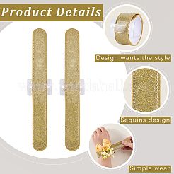 6 pulsera de plástico para bofetadas&nbsp;BJEW-CN0001-18B