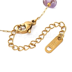 Ионное покрытие(ip) 304 нержавеющая сталь сетчатый браслет-цепочка для женщин BJEW-S003-04G