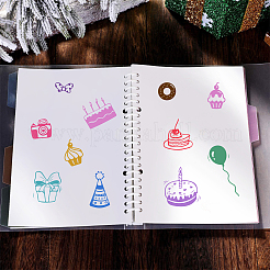 PVC-Plastikstempel&nbsp;DIY-WH0167-56-20